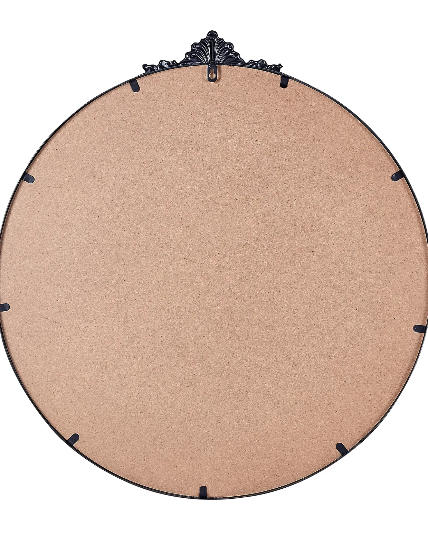 Vægspejl SOMMANT 67 cm 76 cm Metal Sort