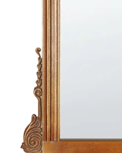 Vægspejl SUSSEY 75 cm 78 cm Guld