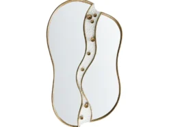 Vægspejl TAWLEY 45 cm 76 cm Metal Guld