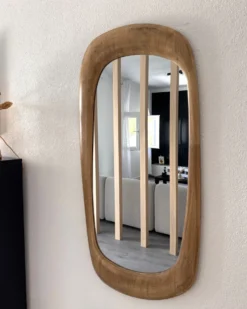 Vægspejl TRIZAY 57 cm 120 cm Træ Brun