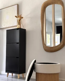 Vægspejl TRIZAY 57 cm 120 cm Træ Brun