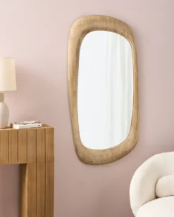 Vægspejl TRIZAY 57 cm 120 cm Træ Brun