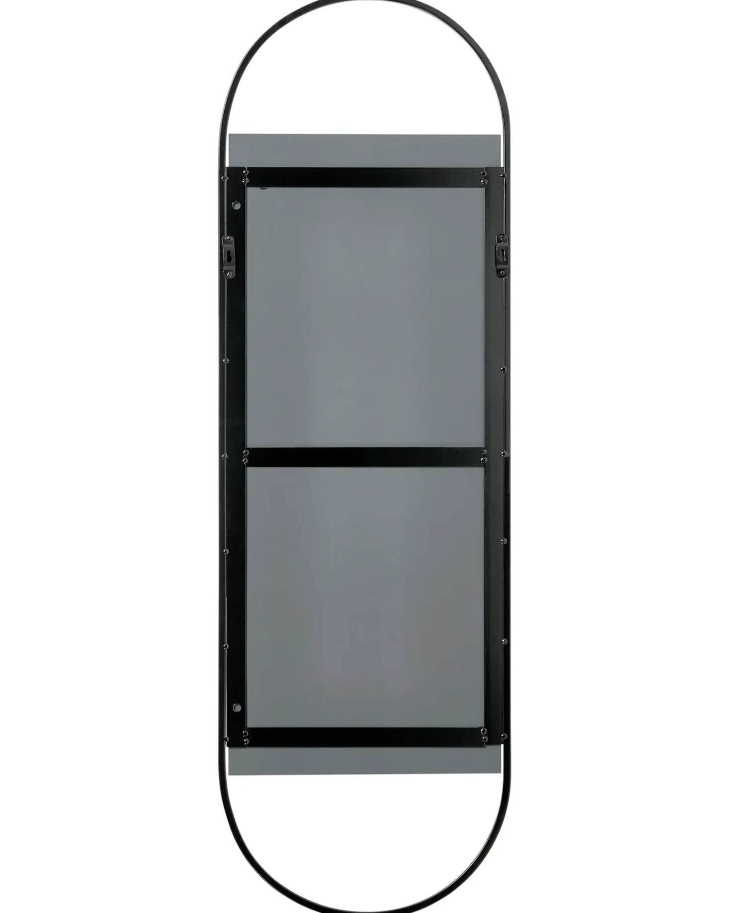 Vægspejl VALLERY 40 cm 120 cm Metal Sort