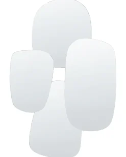 Vægspejl VOUZON 80 cm 120 cm Sølv