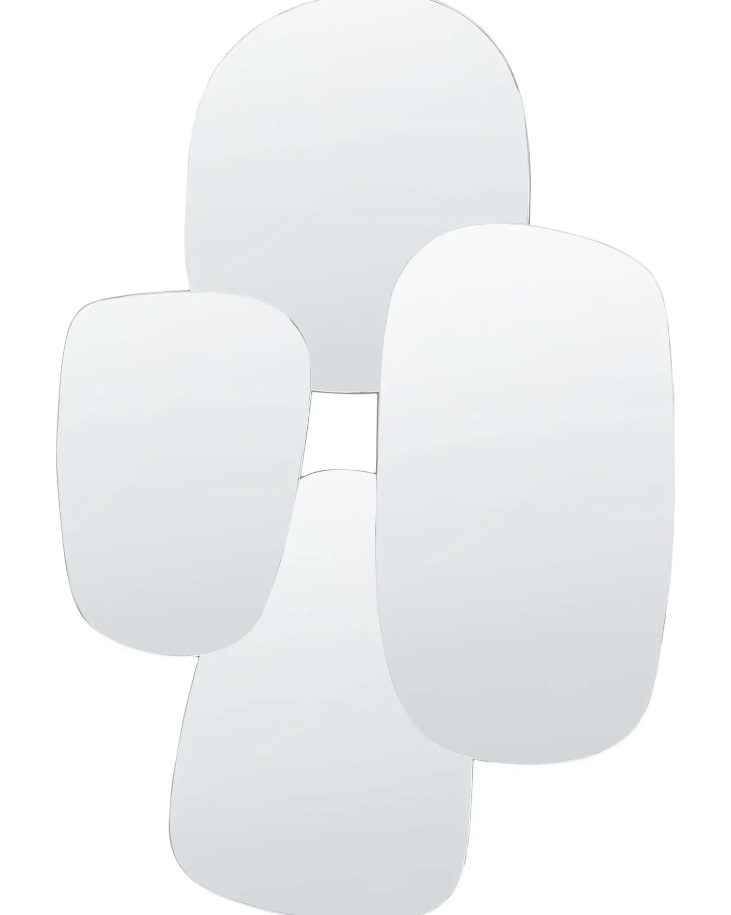 Vægspejl VOUZON 80 cm 120 cm Sølv
