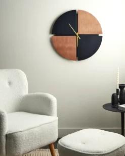 Vægur ARAMON 60 cm Brun/sort
