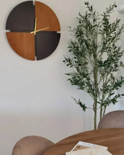 Vægur ARAMON 60 cm Brun/sort