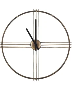 Vægur ASCONA 64 cm Metal Guld