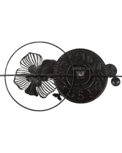 Vægur BERKERIUM 90 cm Metal Blå