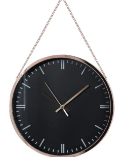 Vægur BEZAS 30 cm Sort