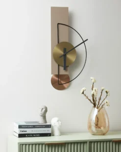 Vægur CEVINS 31 cm Metal Beige