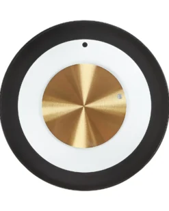 Vægur CLUSES 30 cm Metal Sort