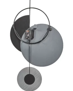 Vægur NENDAZ 32 cm Metal Grå