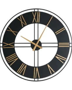 Vægur PERIGNY 80 cm Metal Sort