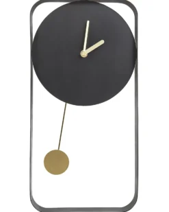 Vægur SERVOZ 21 cm Metal Sort