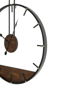 Vægur TAUGON 60 cm Metal Sort