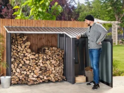 Værktøjsrum AOSTA 270 cm 105 cm Sort
