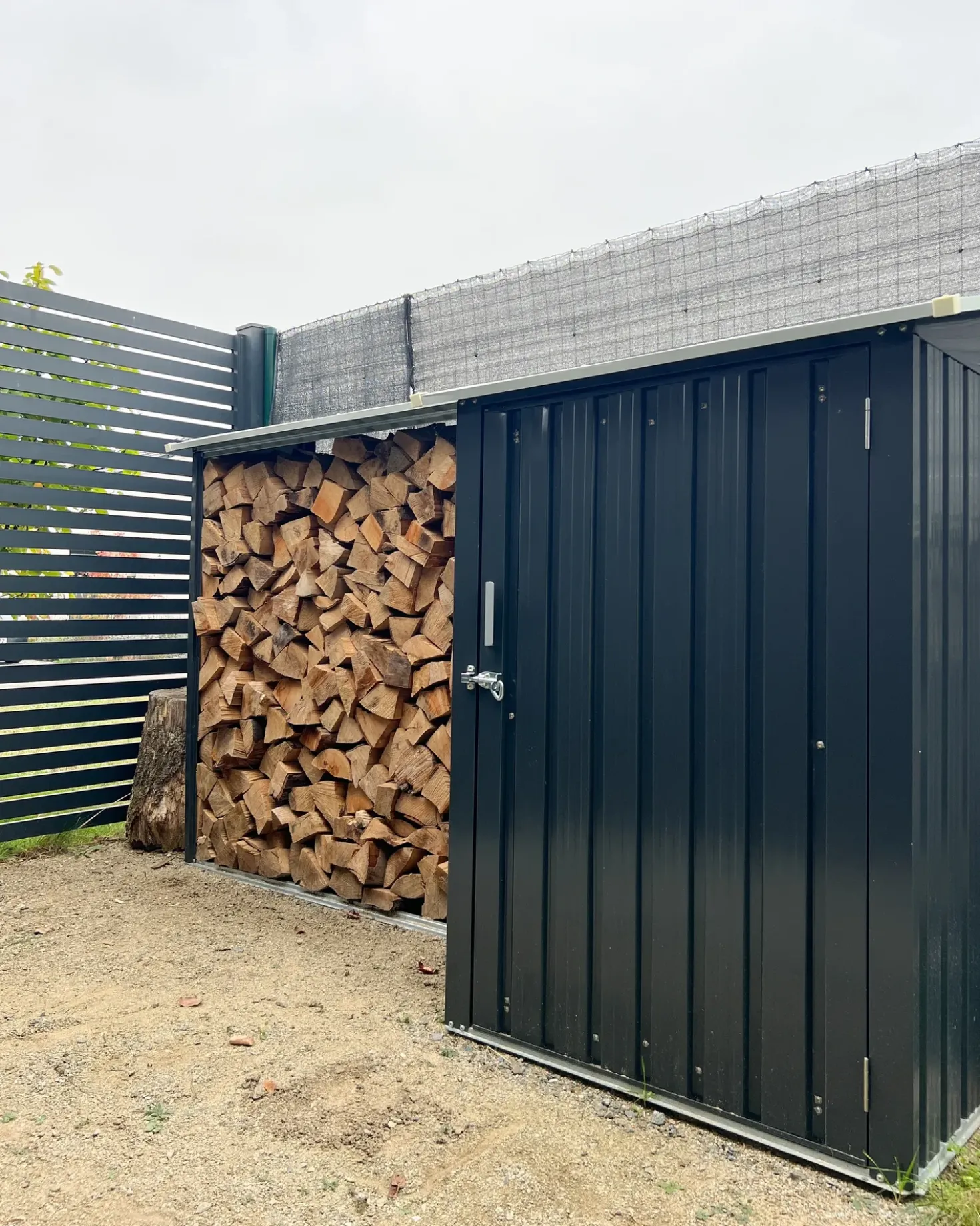 Værktøjsrum AOSTA 270 cm 105 cm Sort