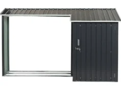 Værktøjsrum AOSTA 270 cm 105 cm Sort