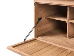 Værktøjsrum TOFFIA 127 cm 66 cm Brun